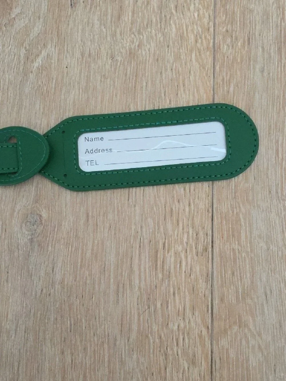 NWT Green Luggage Tag